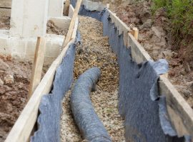 construction des cabanes Drainage travaux aménagement
